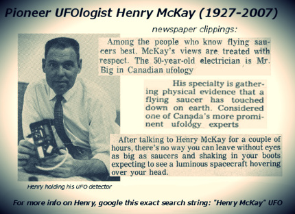 Henry McKay ufo Canada